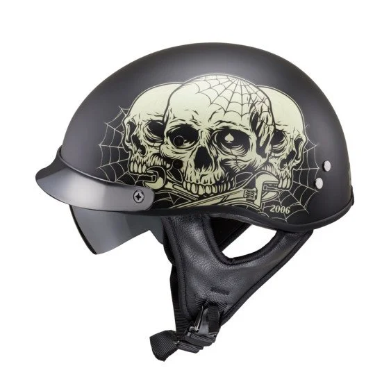 Мото каска W-TEC Black Heart Rednut - Skulls Мото каска W-TEC Black Heart Rednut - Skulls