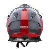 Мото каска W-TEC V331 PR Graphic - Червен - Сив