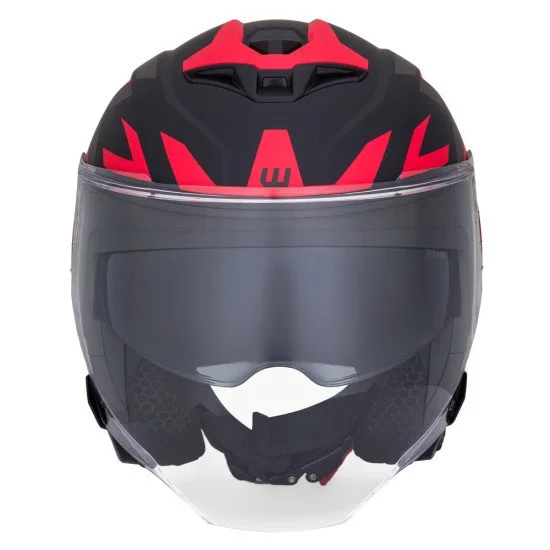 Мото каска W-TEC Voltik Graphic - Черен-Червен Мото каска W-TEC Voltik Graphic - Черен-Червен