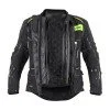 Мъжко мото яке W-TEC Aircross - Черен/Флуоресцент