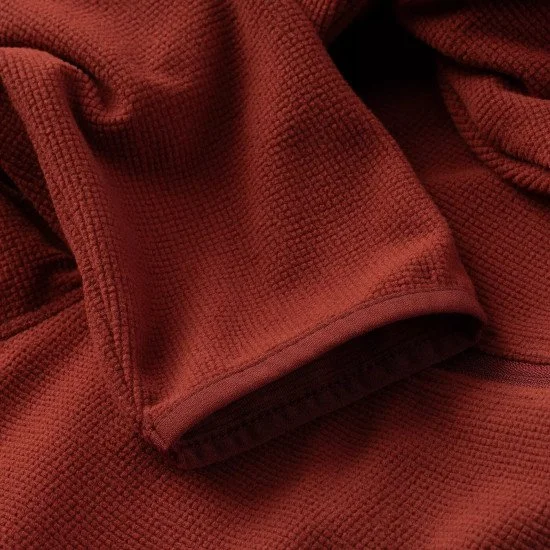 Мъжки полар HI-TEC Damis II Full Zip- Червен