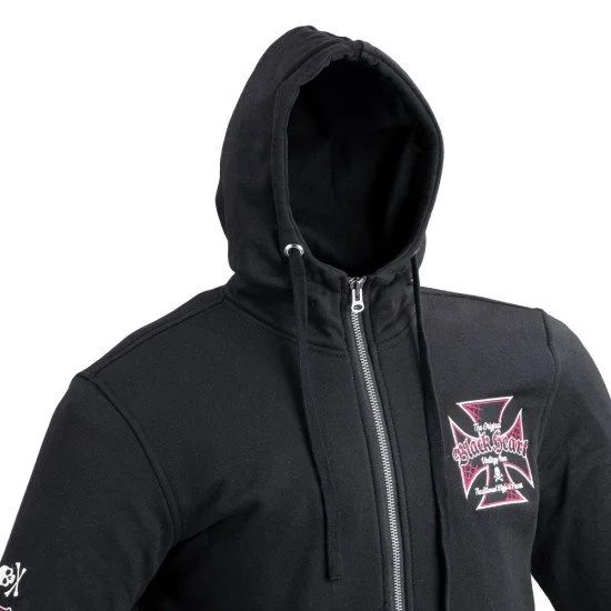 Мъжки суитшърт W-TEC Black Heart Vintage Iron Hoodie