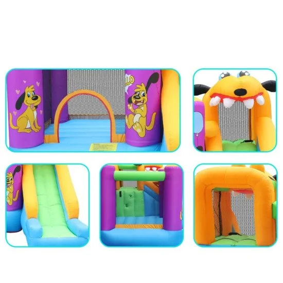 Надуваем батут с пързалка Doctor Dolphin Puppy Slide 72007