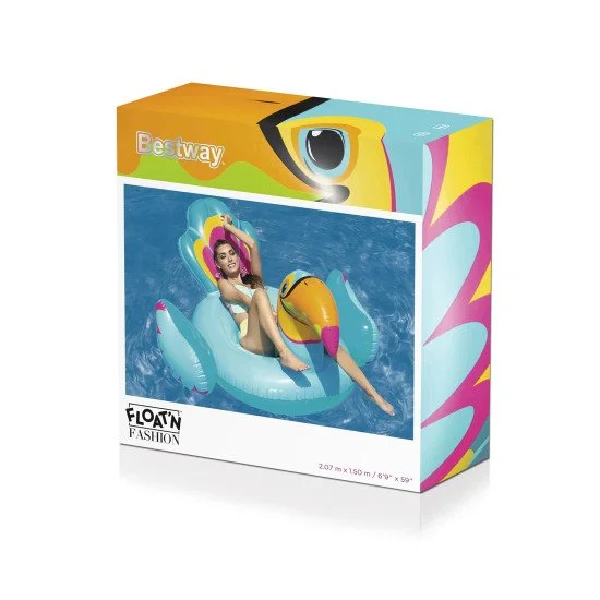 Надуваем дюшек Bestway Tipsy Toucan