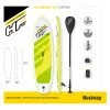 Надуваем Sup борд BESTWAY Sea Breeze 305
