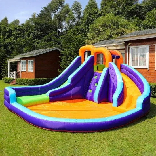 Надуваема пързалка AirMyFun Double Slide 83006
