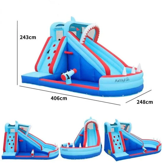 Надуваема пързалка AirMyFun Shark 83046