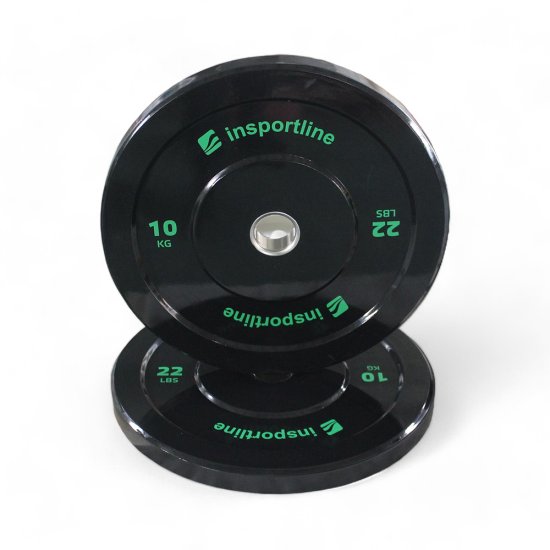 Олимпийски диск inSPORTline Bumper Plate Lite 10 кг 50 мм