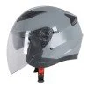 Мото каска W-TEC Barcela Nardo - Сив-Черен