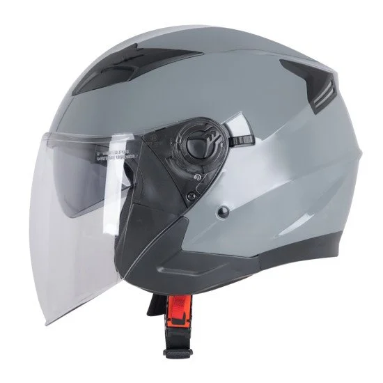 Мото каска W-TEC Barcela Nardo - Сив-Черен