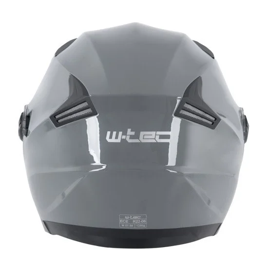 Мото каска W-TEC Barcela Nardo - Сив-Черен