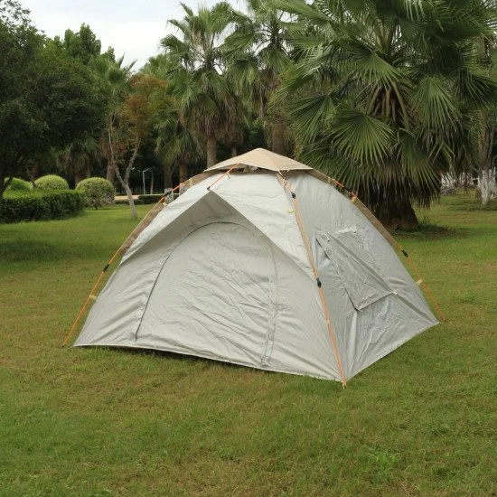 Четириместна палатка inSPORTline Silvic 220x200x145 см - Бежов Четириместна палатка inSPORTline Silvic 220x200x145 см - Бежов