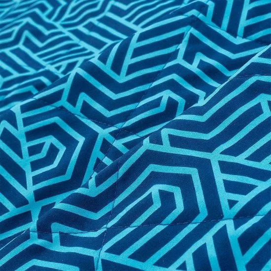 Одеяло за пикник AQUAWAVE Aladeen geometric - Син Одеяло за пикник AQUAWAVE Aladeen geometric - Син