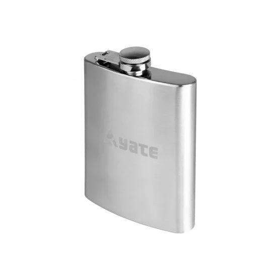 Плоска бутилка YATE Stainless steel 240 мл - Сребрист