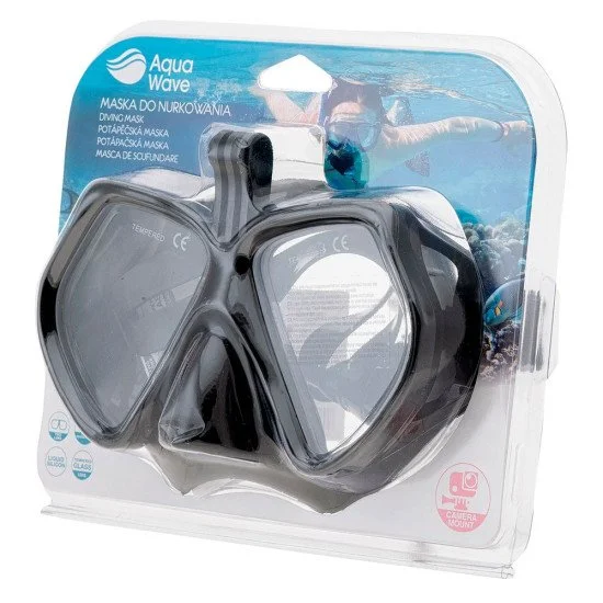 Плувна маска AQUAWAVE Trieye - Черен Плувна маска AQUAWAVE Trieye - Черен