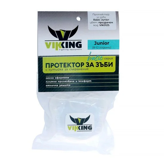 Протектор за зъби VIKKING Basic Junior - Прозрачен