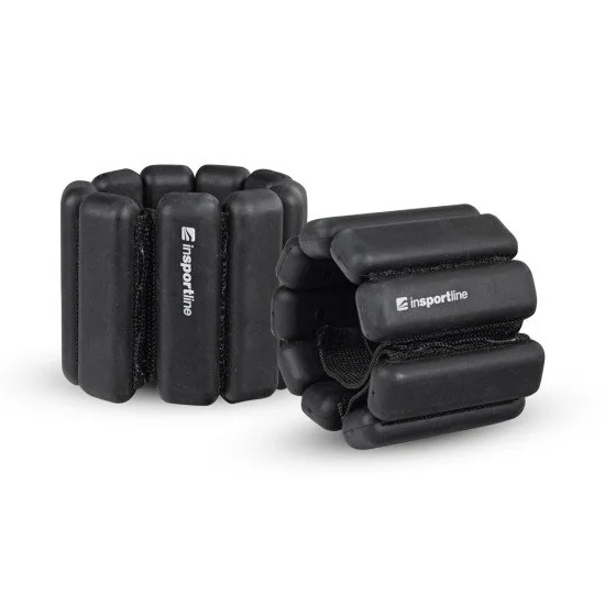 Регулируеми тежести за ръце и крака inSPORTline Brace 2 x 0,5 кг черен