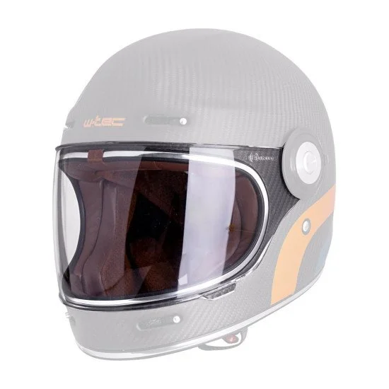 Резервно плексигласово стъкло за каска-тъмно  W-TEC V135
