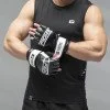 Ръкавици за бойни спортове IQ Marts - Бял - Черен Ръкавици за бойни спортове IQ Marts - Бял - Черен