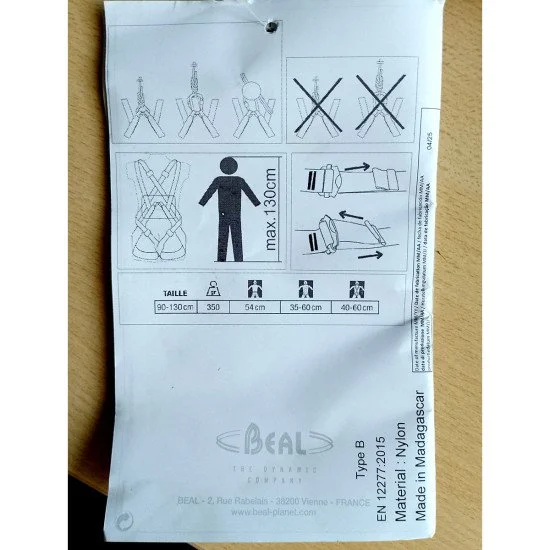 Седалка за катерене BEAL Bambi II Седалка за катерене BEAL Bambi II