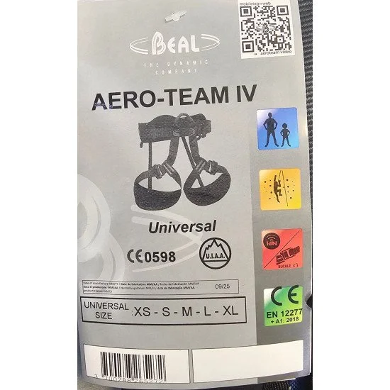 Седалка за катерене BEAL Aero-Team IV Седалка за катерене BEAL Aero-Team IV