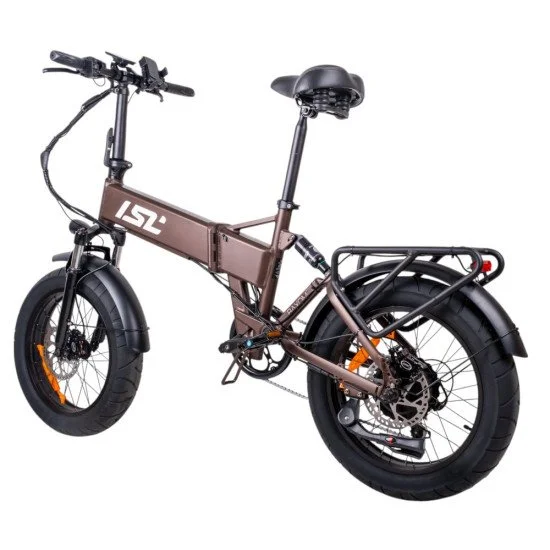 Електрически велосипед inSPORTline ISL Baxom 840Wh 20'' - Кафяв