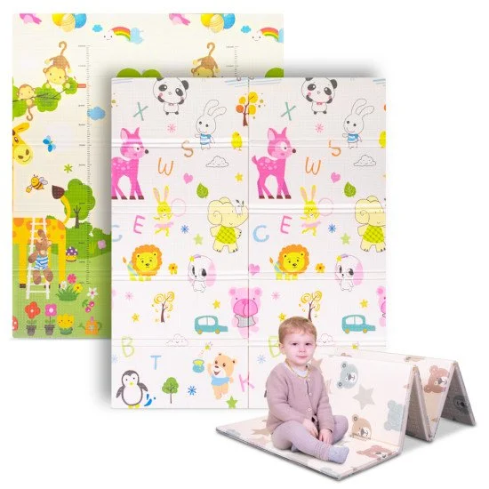 Сгъваема постелка за игра inSPORTline Michlino 180 x 160 x 1.2 см