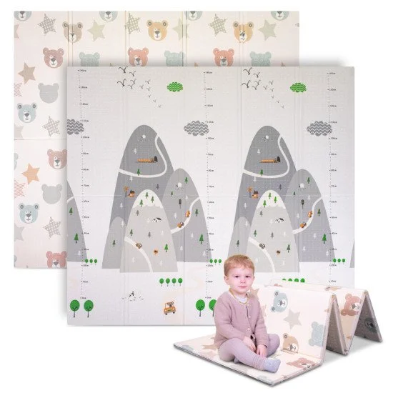 Сгъваема постелка за игра inSPORTline Michlino 180x200x1,2 см