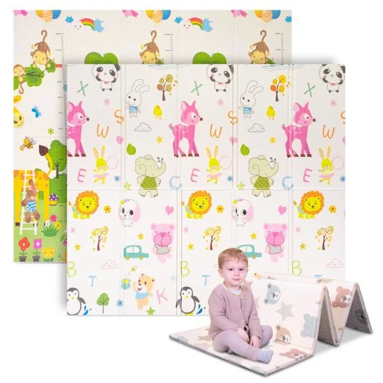 Сгъваема постелка за игра inSPORTline Michlino 180x200x1,2 см