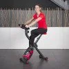 Велоергометър сгъваем inSPORTline Xbike - Сив - Червен