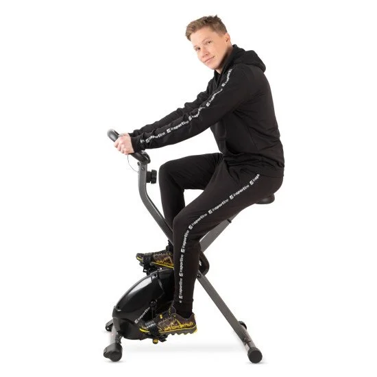 Велоергометър сгъваем inSPORTline Xbike - Черен