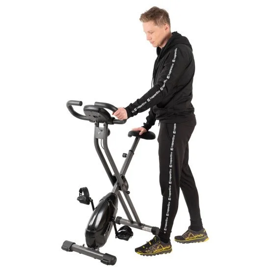 Велоергометър сгъваем inSPORTline Xbike - Черен