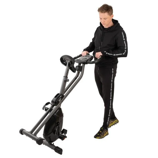 Велоергометър сгъваем inSPORTline Xbike - Черен