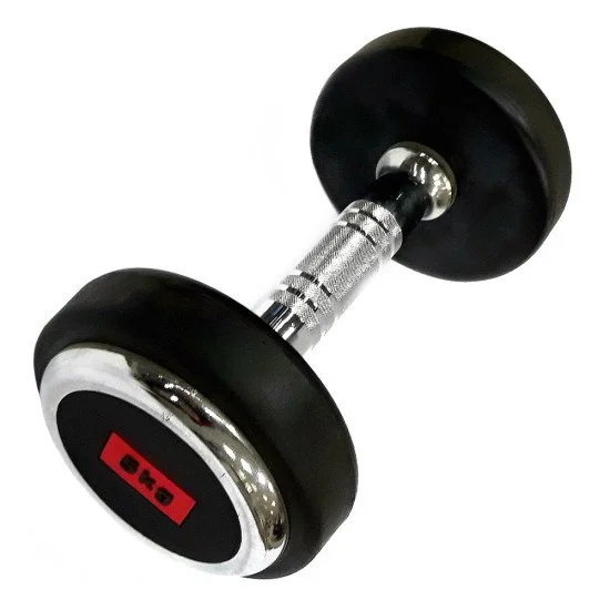 Гумиран професионален дъмбел SPARTAN 1 x 25 kg