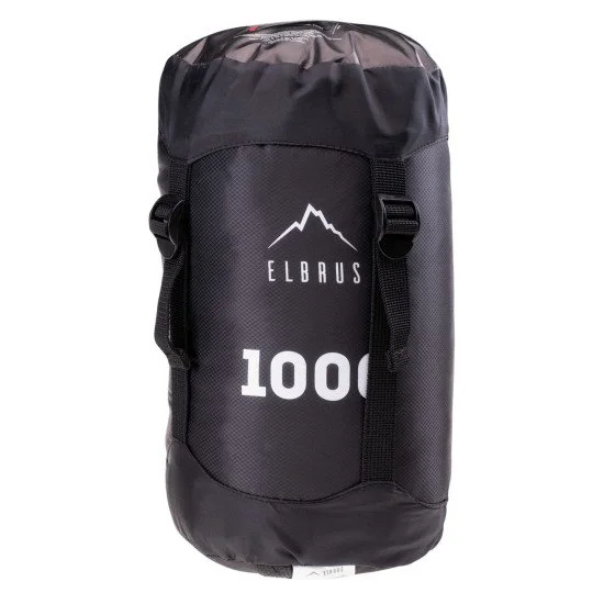 Спален чувал ELBRUS Carrylight II 1000 - черен - червен Спален чувал ELBRUS Carrylight II 1000 - черен - червен