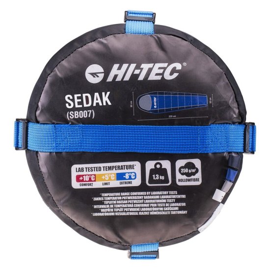 Спален чувал HI-TEC Sedak - Син