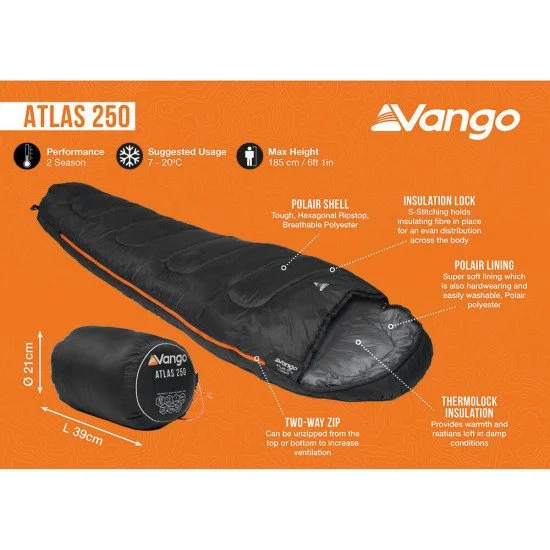 Спален чувал VANGO Atlas 250