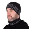 Мъжка шапка за бягане inSPORTline Terrades - Черен