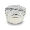 Стоманени съдове YATE Pot, 3 части