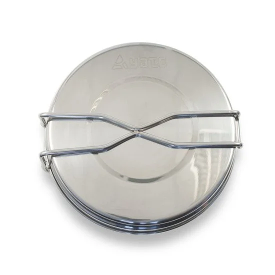 Стоманени съдове YATE Pot, 3 части
