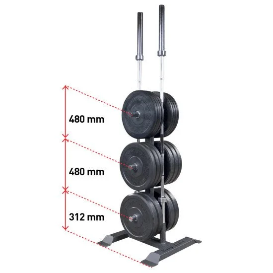 Стойка за дискове BODY SOLID GWT56 Стойка за дискове BODY SOLID GWT56