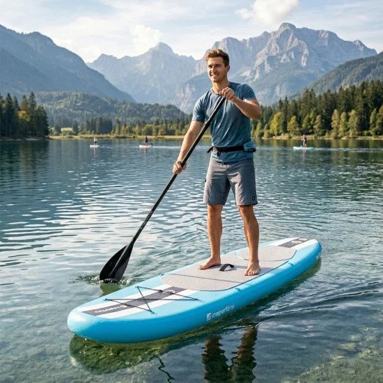 Sup борд с аксесоари inSPORTline WaveTrip 10'6" G3 - Син