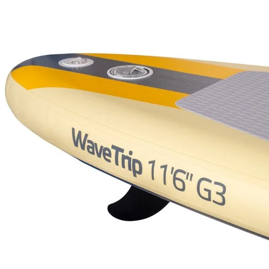 Sup борд с аксесоари inSPORTline WaveTrip 11'6" G3 - Жълт