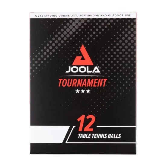 Топчета за тенис на маса JOOLA Tournament*** 40+ 12 броя - Бял