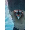 Тренировъчен шнорхел ZOGGS Centre LIne Snorkel - Черен-Оранжев