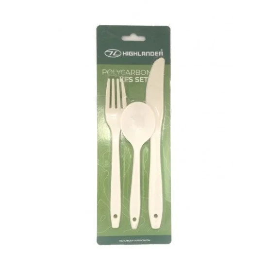 Туристически прибори HIGHLANDER Polycarbonate KFS
