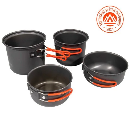 Алуминиеви съдове YATE Summit 4 cooking set