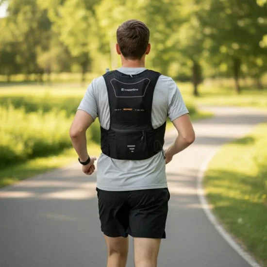Мъжка жилетка за бягане inSPORTline Runfast L-XXL