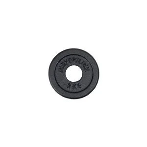 Олимпийски чугунен диск inSPORTline Castblack OL 2 кг Олимпийски чугунен диск inSPORTline Castblack OL 2 кг