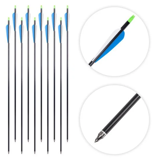Стрели за лък inSPORTline Aluson 30'' - 10 броя Стрели за лък inSPORTline Aluson 30'' - 10 броя